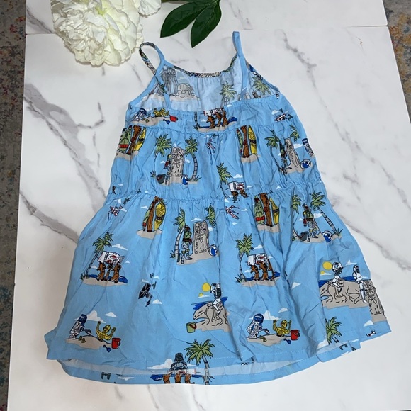 STAR WARS Sleeveless Midi Dress size 3T - Picture 2 of 9